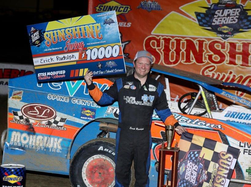 Big-Block, Big Bucks: Erick Rudolph Ends ‘Sunshine Swing’ with $10,000 Victory; Grant Hilfiger Crate 602 Sportsman Star Big-Block, Big Bucks: Erick Rudolph Ends ‘Sunshine Swing’ with $10,000 Victory; Grant Hilfiger Crate 602 Sportsman Star