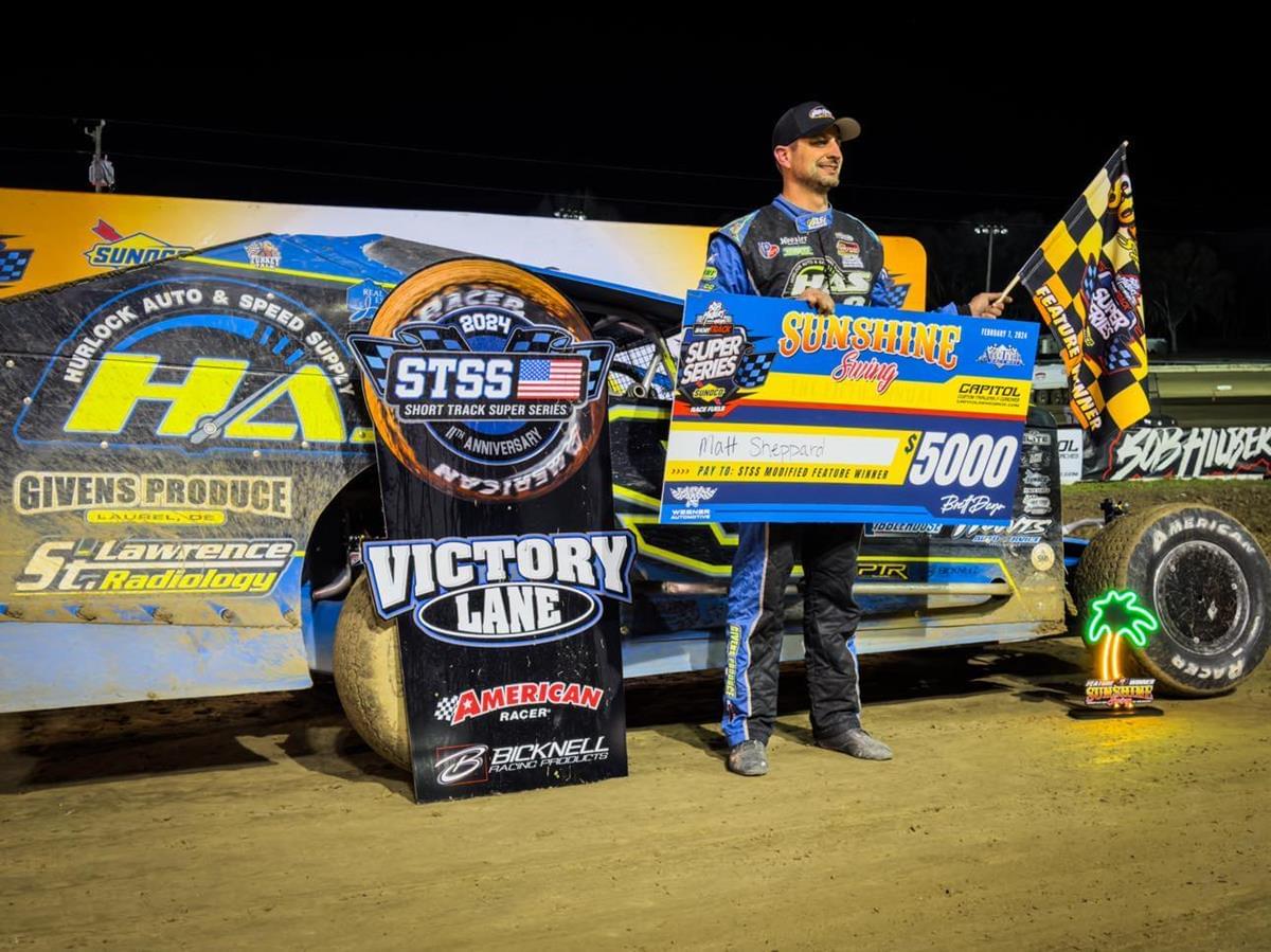 Super Start: Matt Sheppard Kicks Off All-Tech Sunshine Swing in Victory Lane